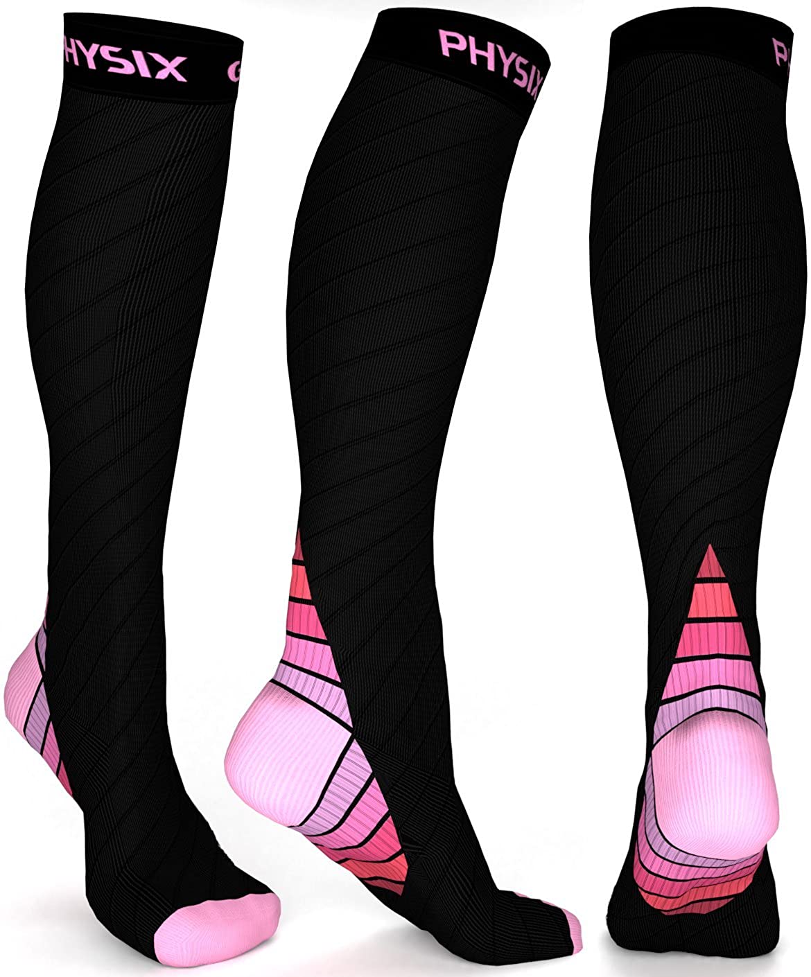 Physix Gear Sport Long-Lasting Women’s Compression Socks