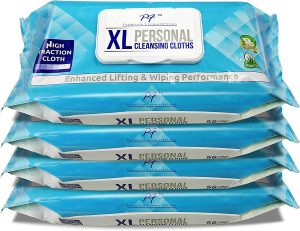 Premium Formulations XL High Traction Thick Wet Wipes For Adults, 56-Count