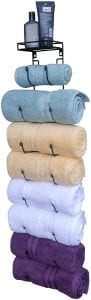 Premium Presents Steel Moisture Resistant Towel Rack, 16-Inch