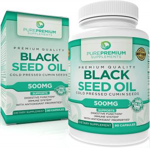 PurePremium Digestive Function Black Cumin Seed Oil Capsules