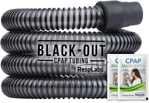RespLabs Medical Black-Out Universal CPAP Hose, 6-Foot
