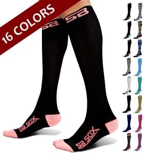 SB SOX 20-30mmHg Compression Socks For Women