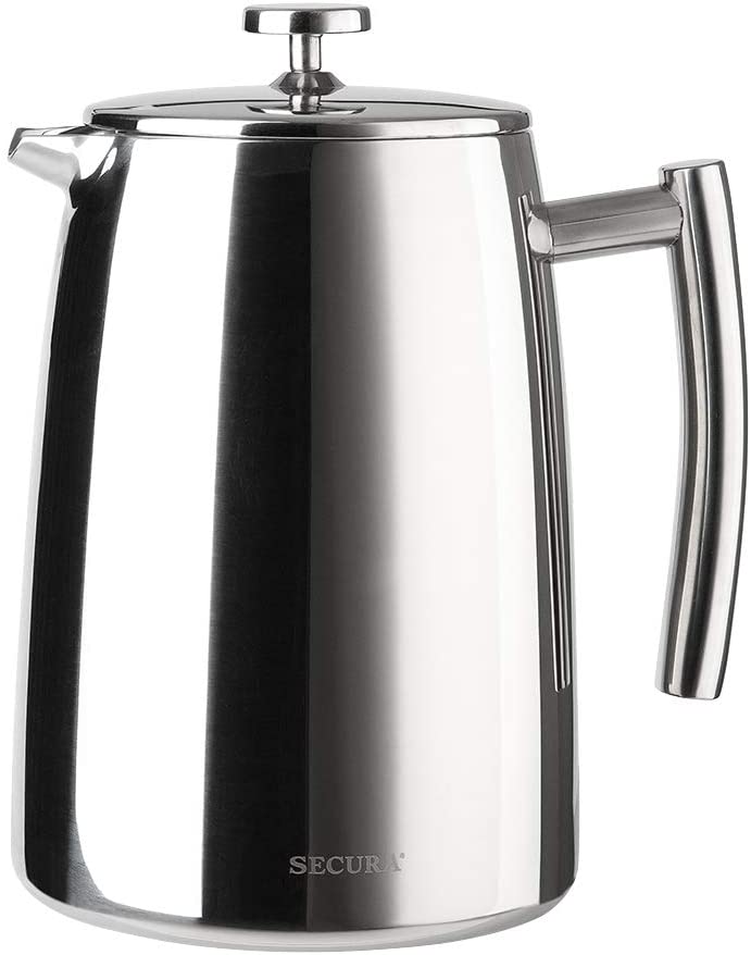 Secura 3-Layer Filtering French Press, 50-Ounce
