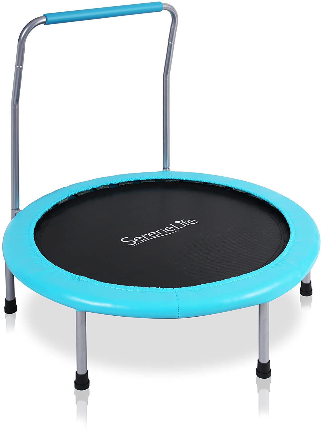 SereneLife Indoor & Outdoor Portable Round Fitness Mini Trampoline