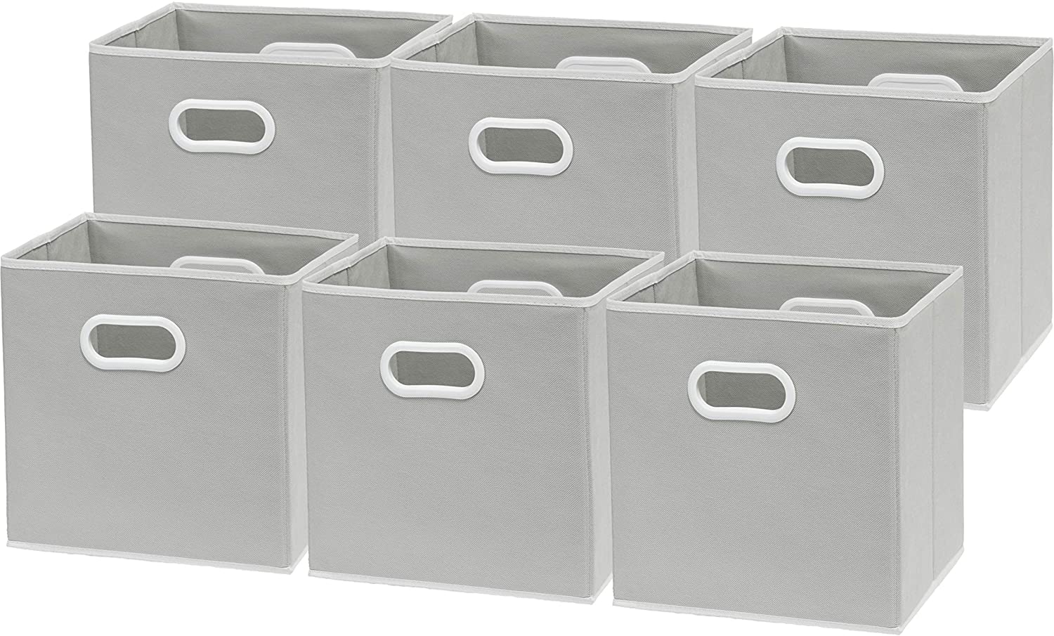 Simple Houseware Foldable Cube Storage Bin, 6-Pack