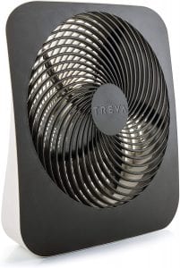 Treva Built-In Handle Dual Power Desk Fan