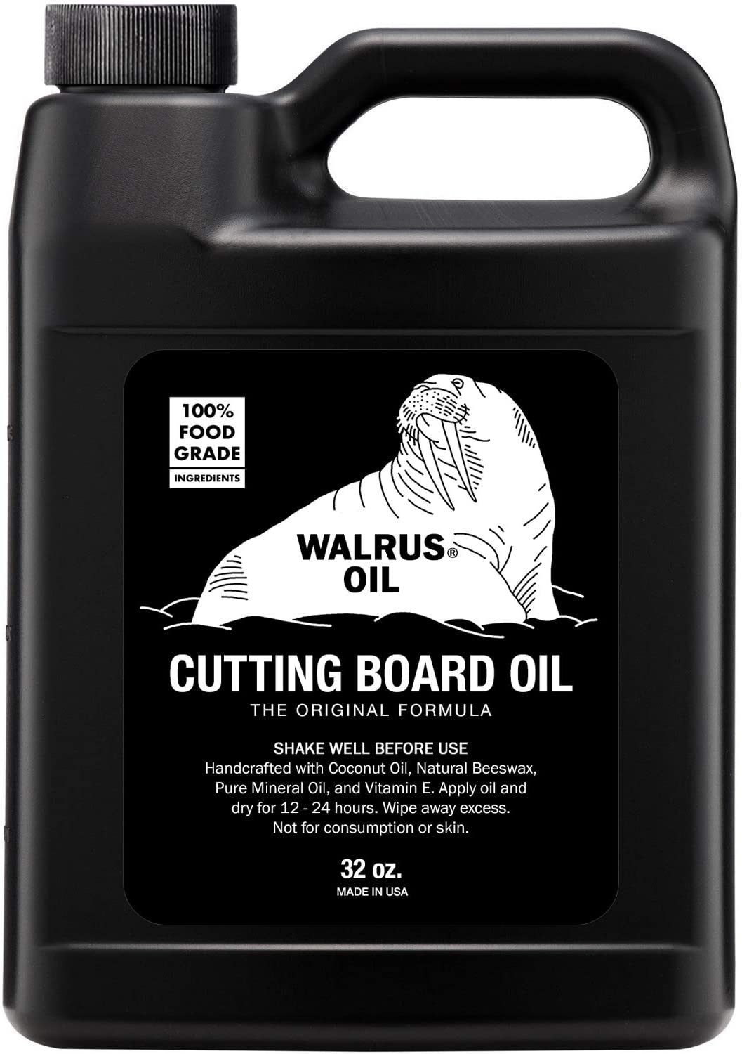 WALRUS OIL Food-Safe Butcher Block & Cutting Board Oil