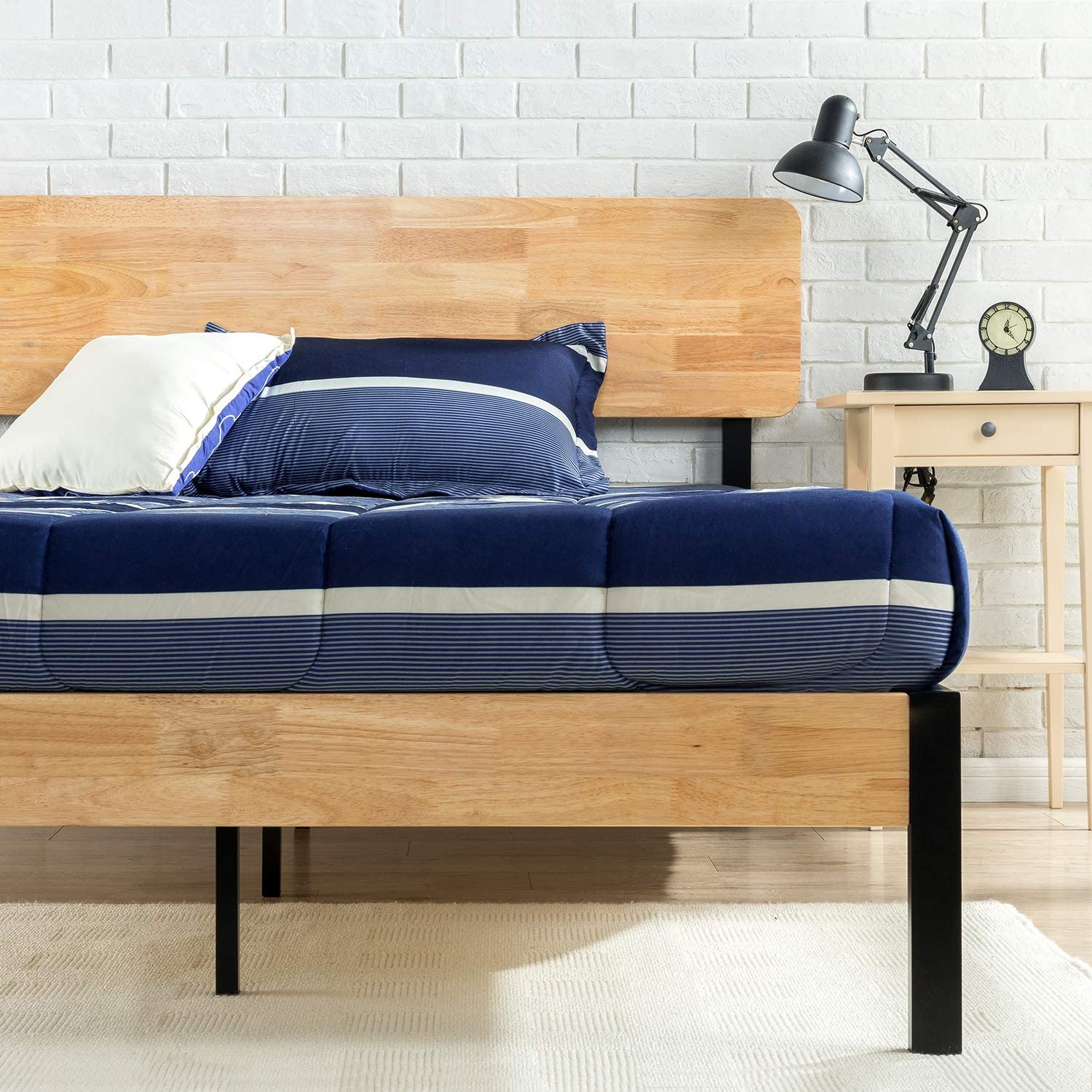 Zinus Olivia Metal & Wood Platform Bed Frame