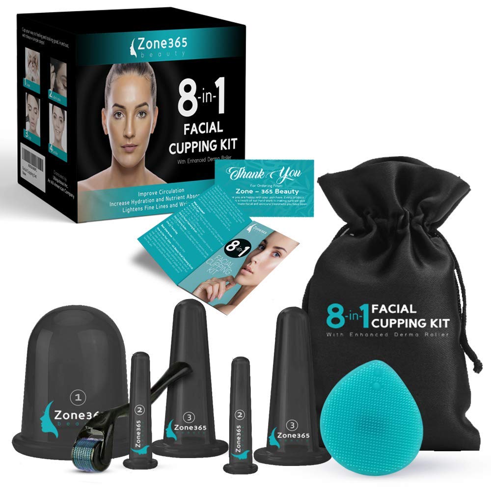 Zone365 8-In-1 Facial Cupping Set