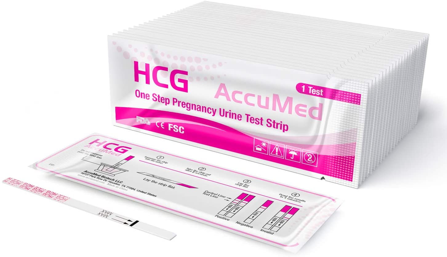 AccuMed One Step Pregnancy Test Strips