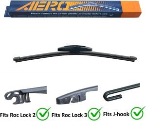 AERO 10-Inch OEM Premium All-Season Roc Lock 2 & 3 Rear Wiper Blade