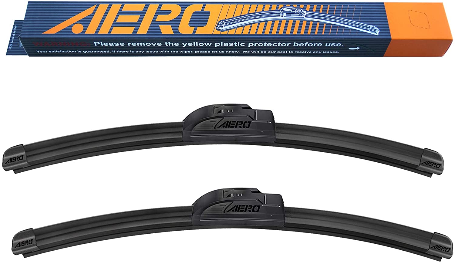 AERO 26 x 16 OEM Premium All-Season Beam Windshield Wiper Blades, 2-Pack