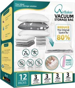 AirBaker BPA-Free Vacuum Dual Seal Bags, 8-Pack