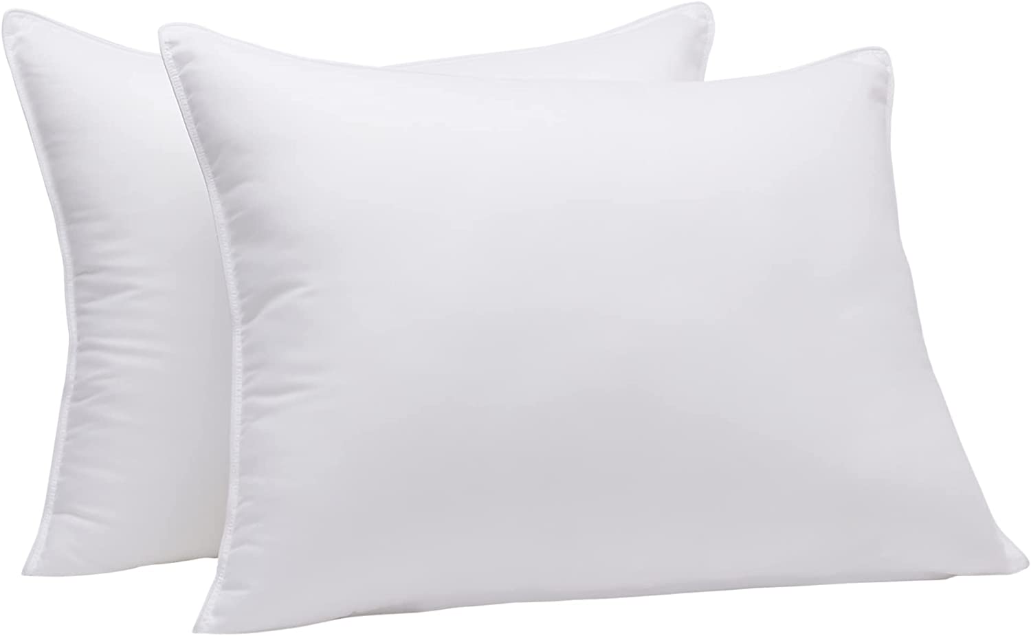 AmazonBasics Down Alternative Pillow For Stomach Sleepers, Set Of 8