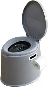 Basicwise Removable Pail Travel Toilet