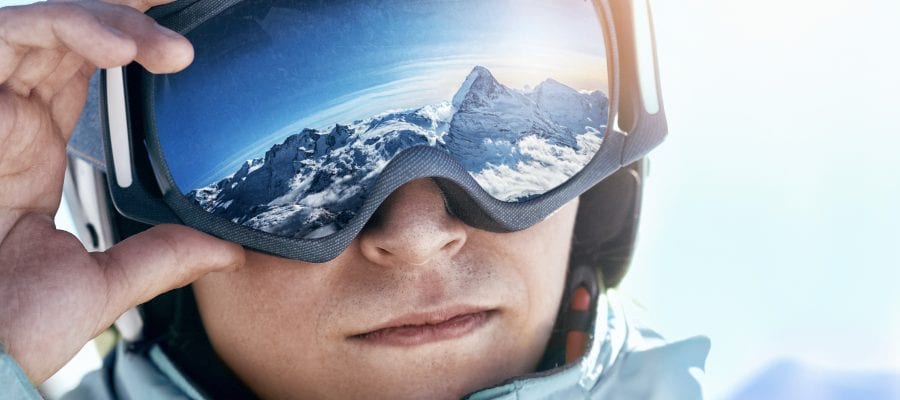 Anti-fog Ski Goggles Eyewear Big Glasses 2x UV Protection Outdoor Winter Sports 