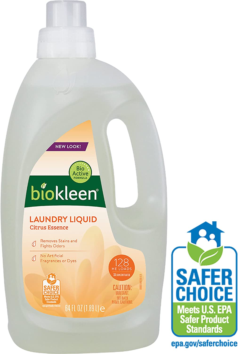 Biokleen Non-Toxic Plant Based High Efficiency Laundry Detergent