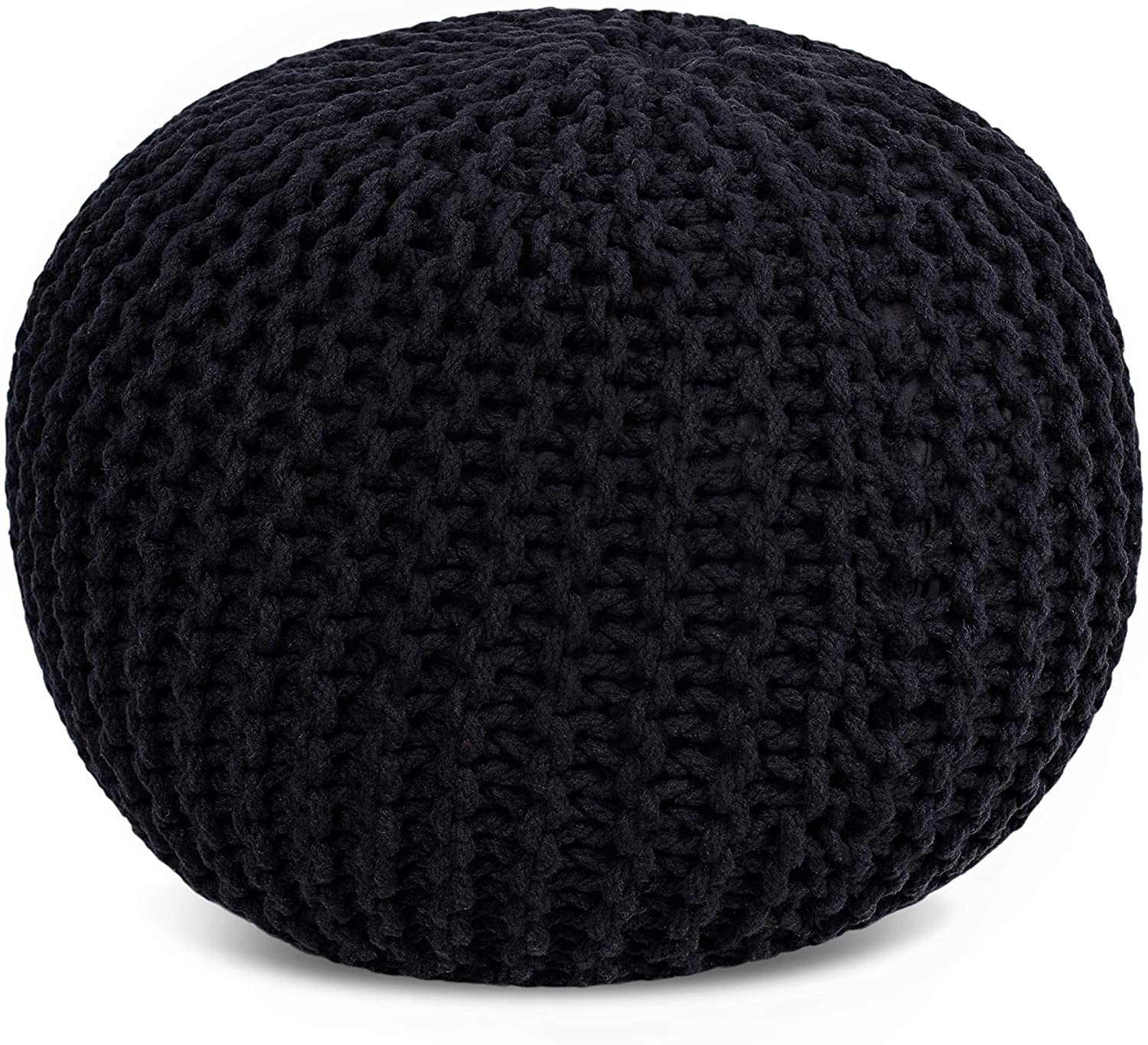 BirdRock Home Hand-Knitted Compact Pouf