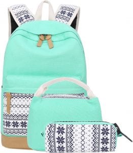 CAMTOP Lightweight Canvas Backpack For Girls