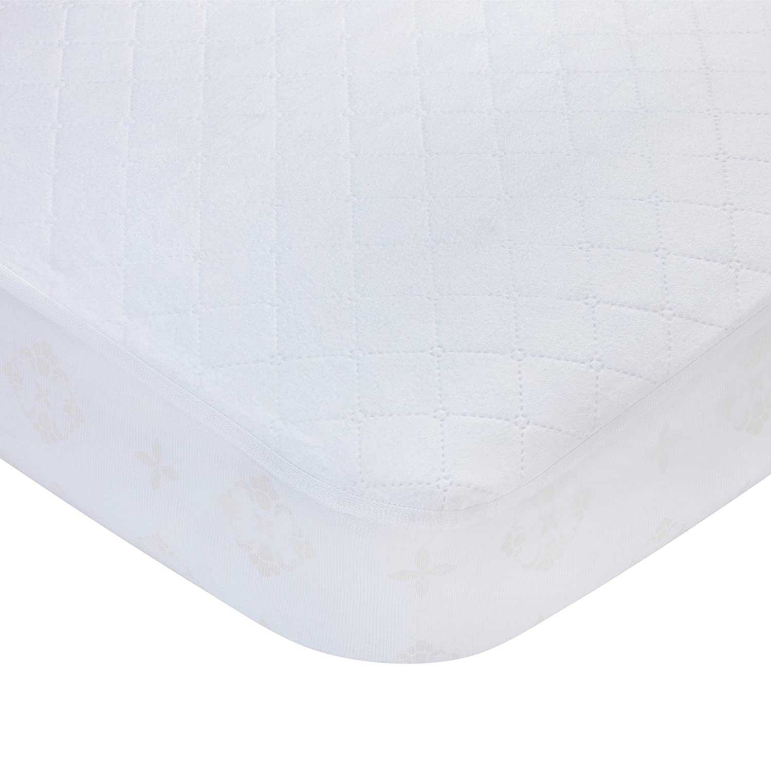 WATERPROOF Terry Fitted Protective Mattress Cover Cot Bed 60 x 120 NEW 