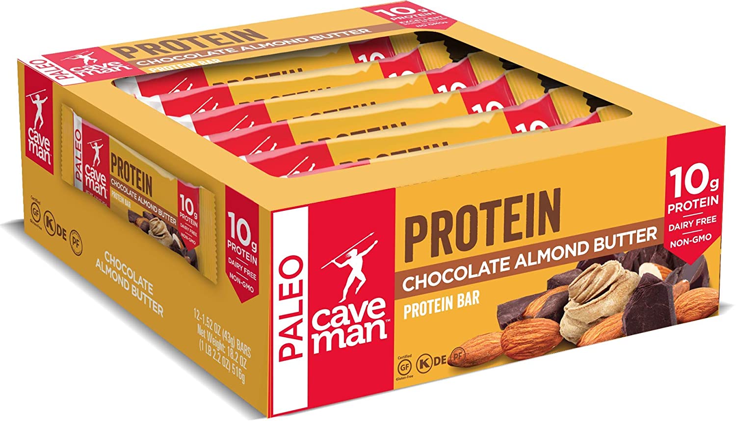 Caveman Foods Chocolate Almond Butter Protein Bar