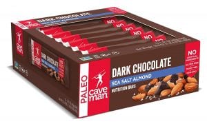 Caveman Foods Dark Chocolate Sea Salt Almond Nutrition Bar
