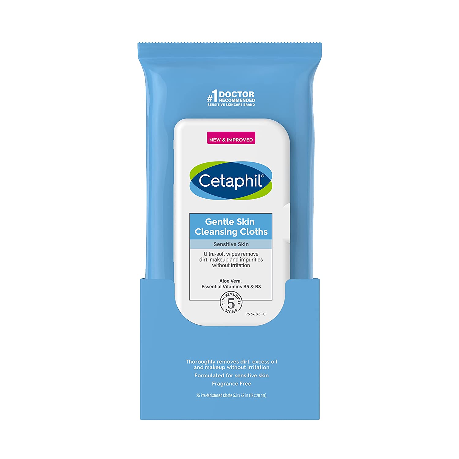 Cetaphil Ultra Soft Gentle Face Wipes, 2-Pack