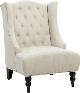 Great Deal Furniture Classic Wingback Accent Chair