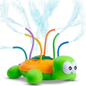 CHUCHIK Turtle Sprinkler Garden Hose Water Toy