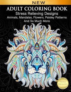 Cindy Elsharouni Adult Coloring Book, Stress Relieving Designs