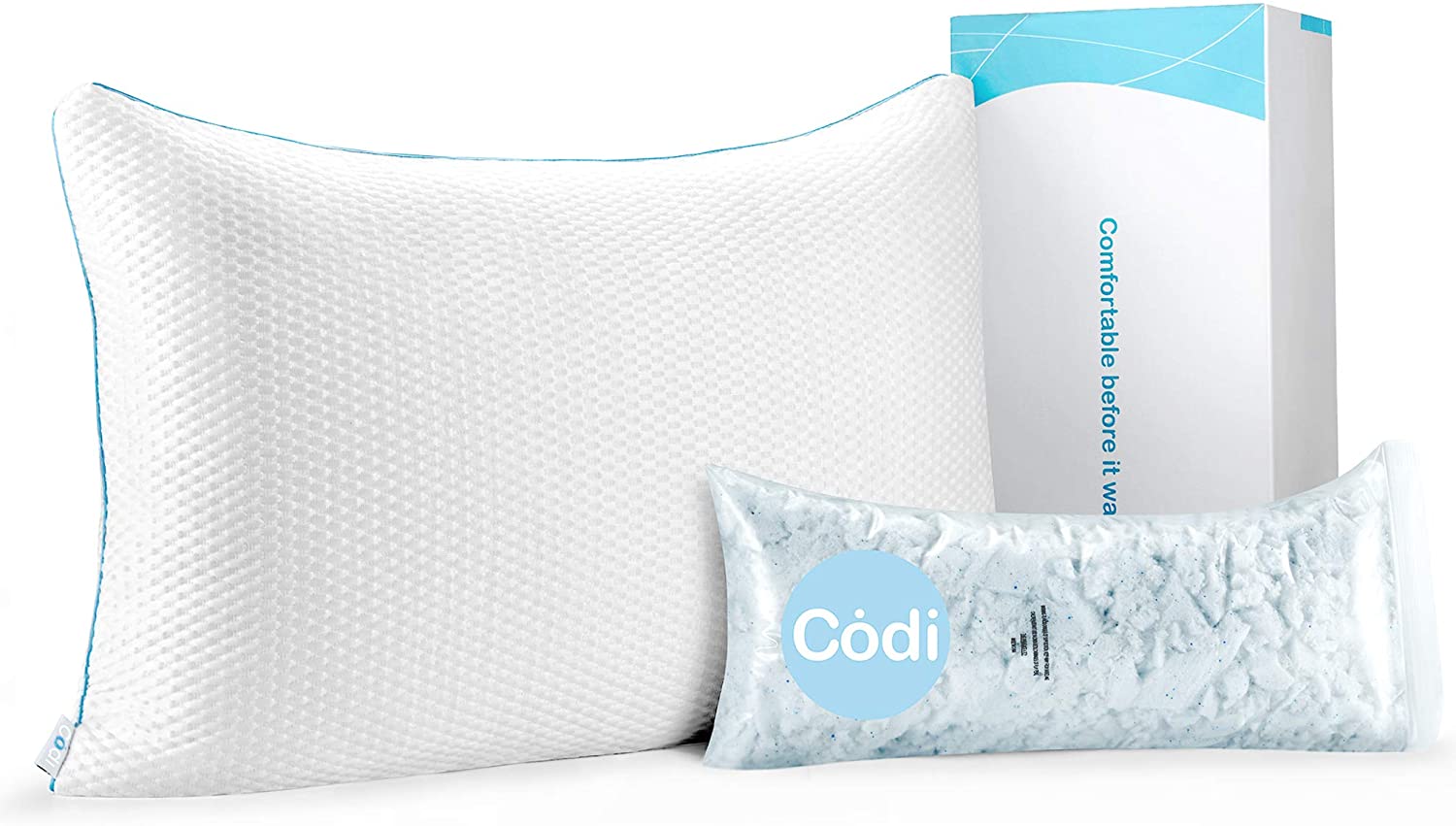 Codi Hybrid Cooling Pillow For Stomach Sleepers