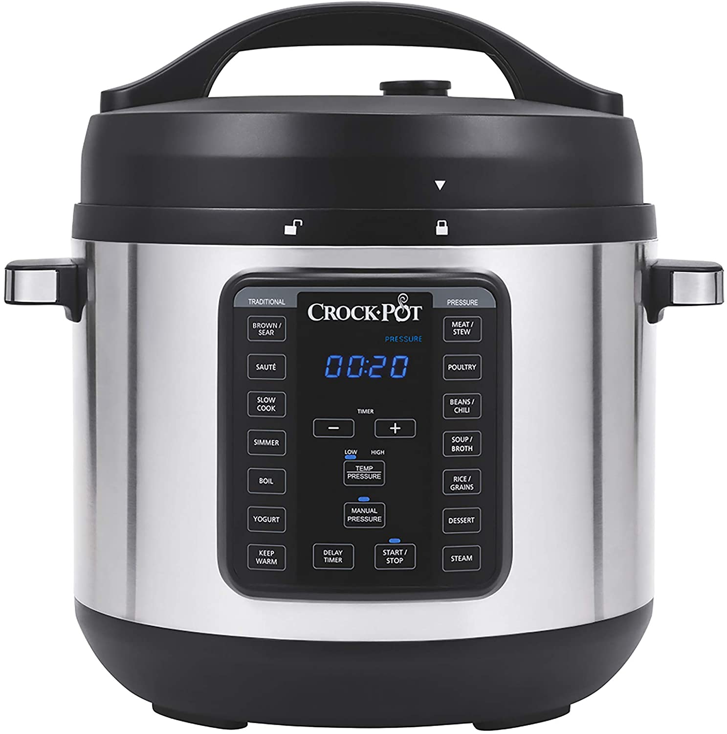 Crock-Pot Family Sized Pressure Cooker, 8-Quart