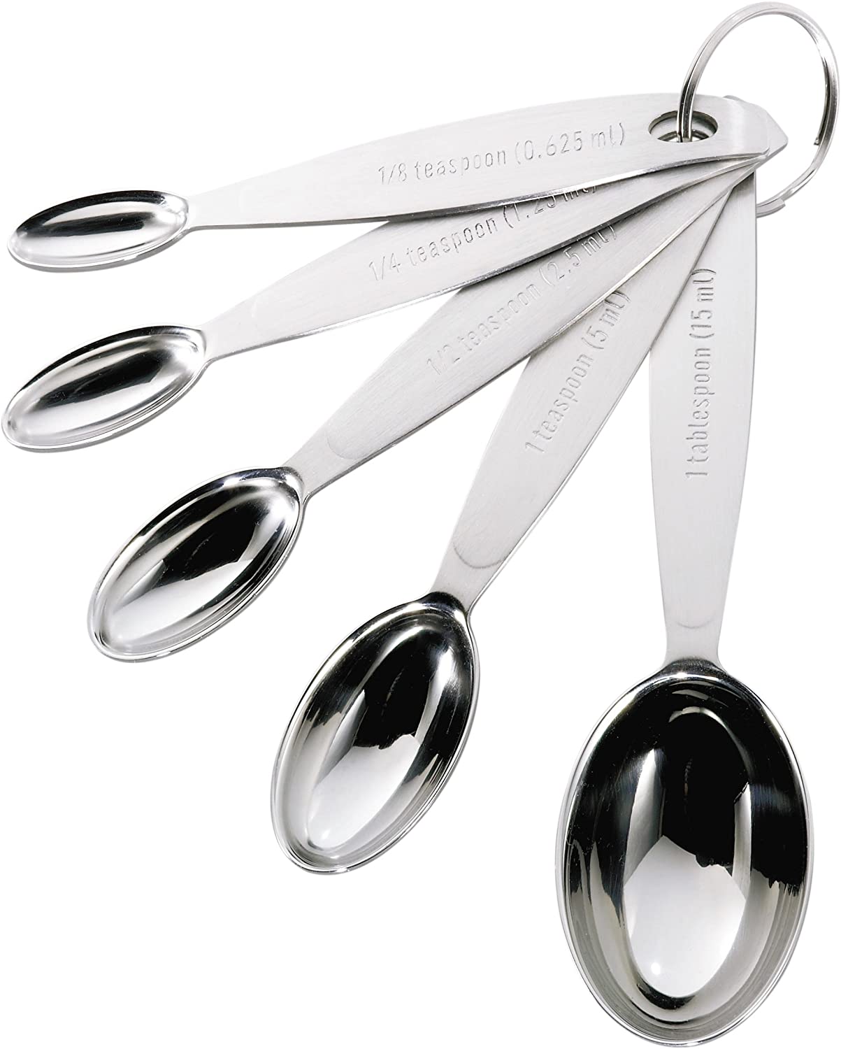 Cuisipro Removable Loop Measuring Spoons, Set Of 5