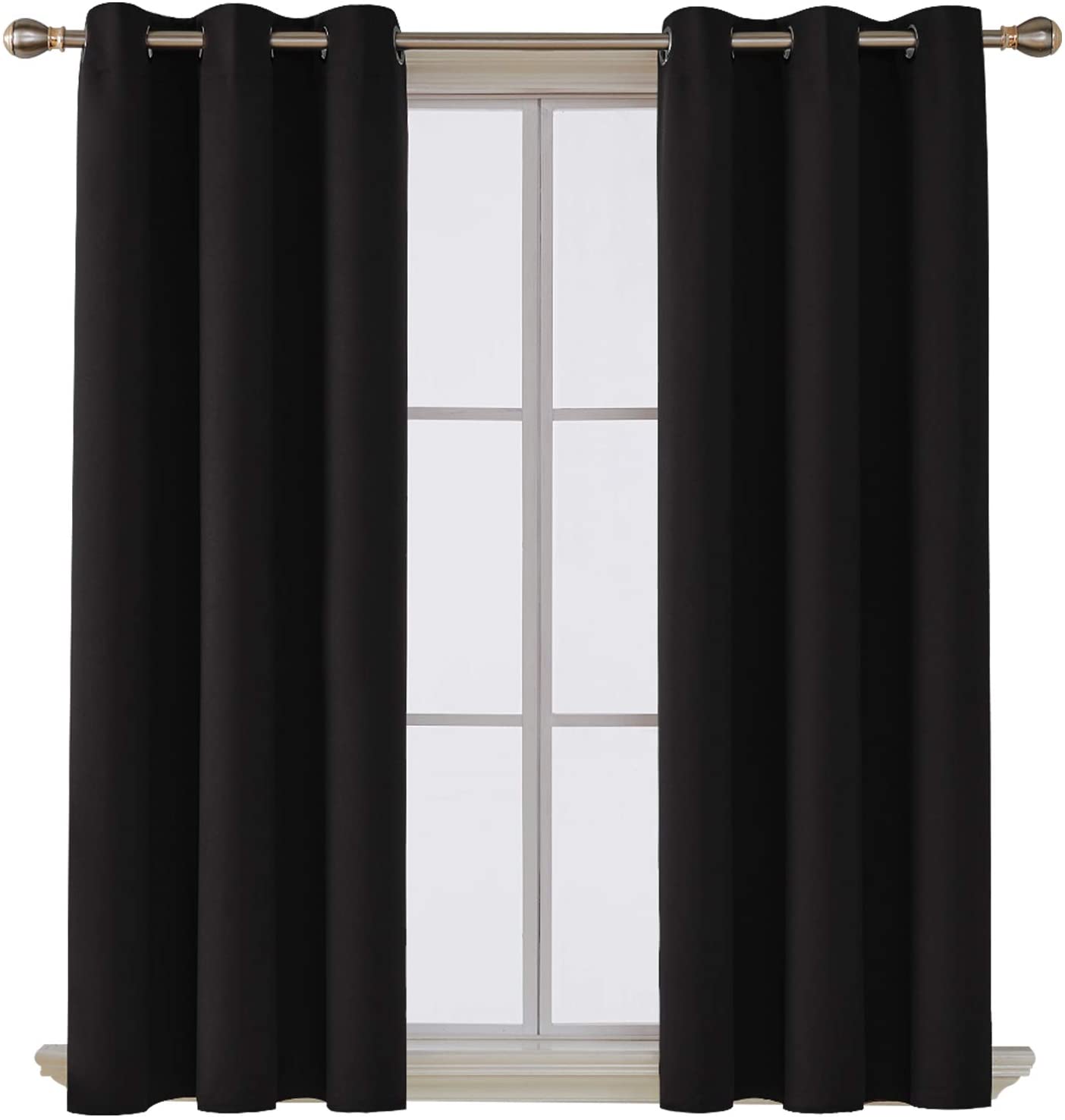 Deconovo Light Reducing Drape Curtains