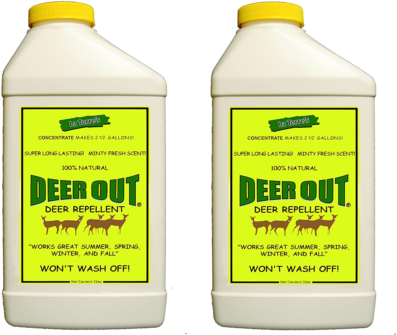 Deer Out 32-Ounce Concentrate Deer Repellent, 2-Pack