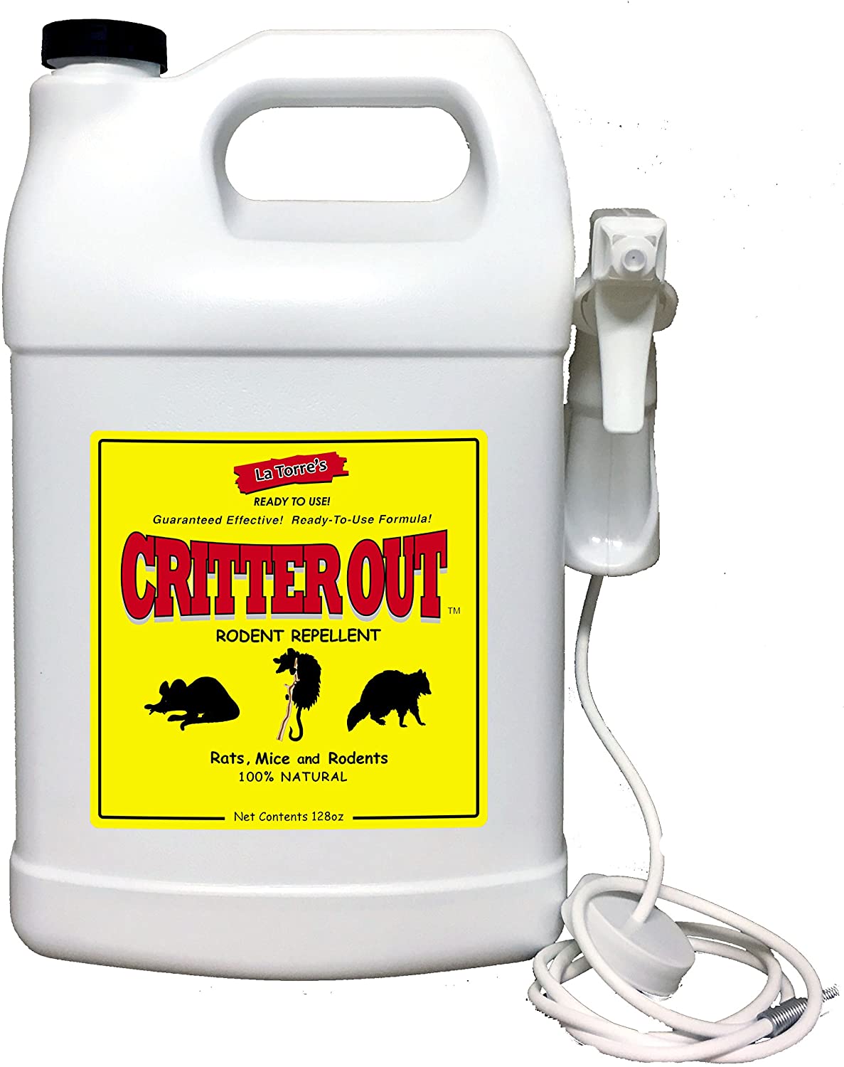 Deer Out Critter Out Deer, Mouse & Rat Repellent, 1-Gallon