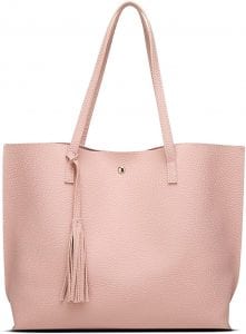 Dreubea Daily Faux Leather Tote Bag
