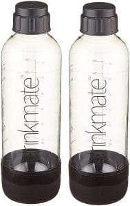DrinkMate 1L Carbonating Bottles, 2-Pack