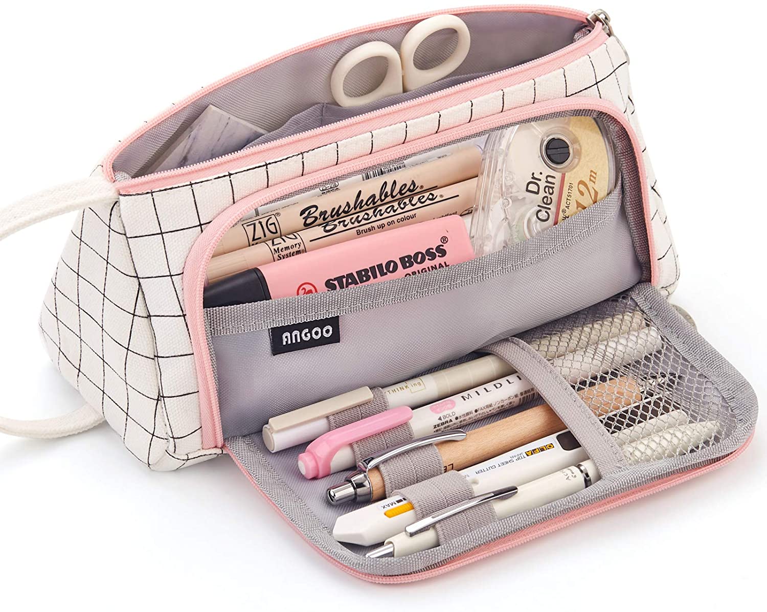 EASTHILL Purse Anti-Tearing Pencil Case