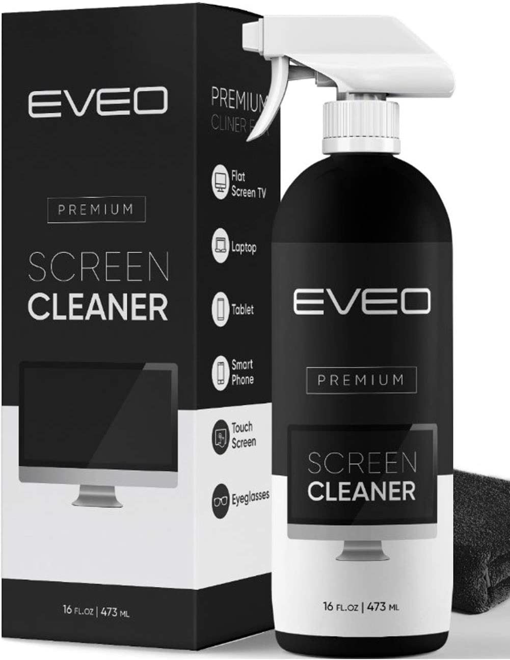 EVEO Premium Screen Cleaner Shine Spray Kit