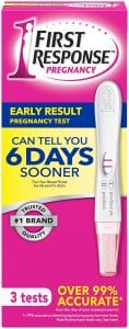 First Response Early Result Pregnancy Test, 3-Pack