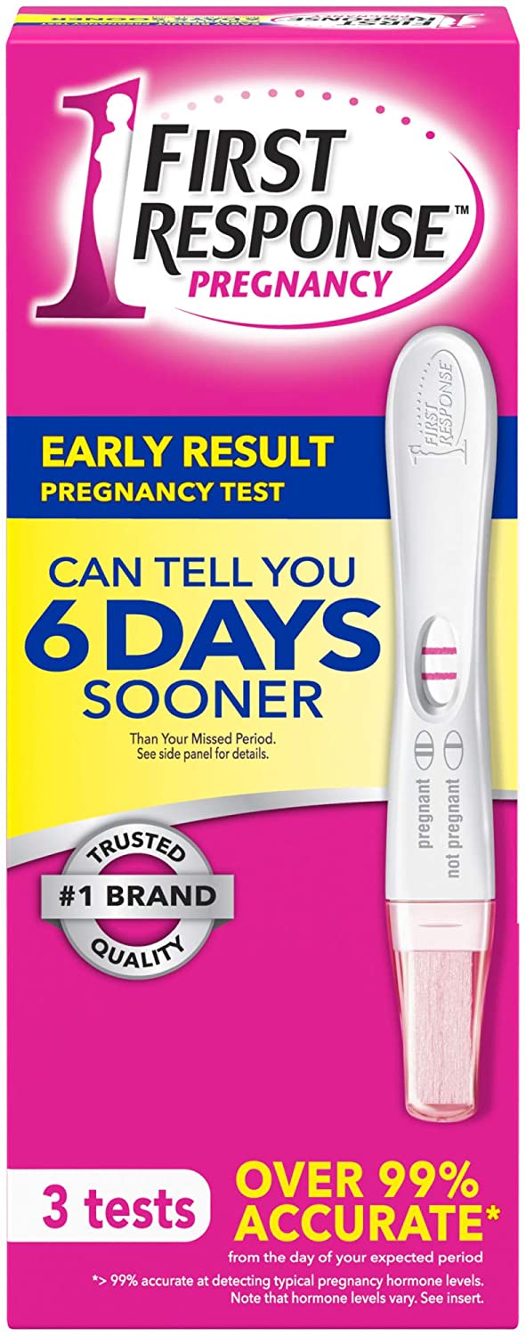First Response Early Result Pregnancy Test, 3-Pack