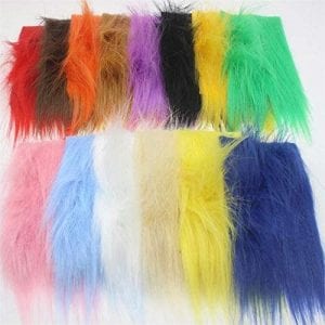 Fly Art Synthetic Craft Fur, 14-Piece