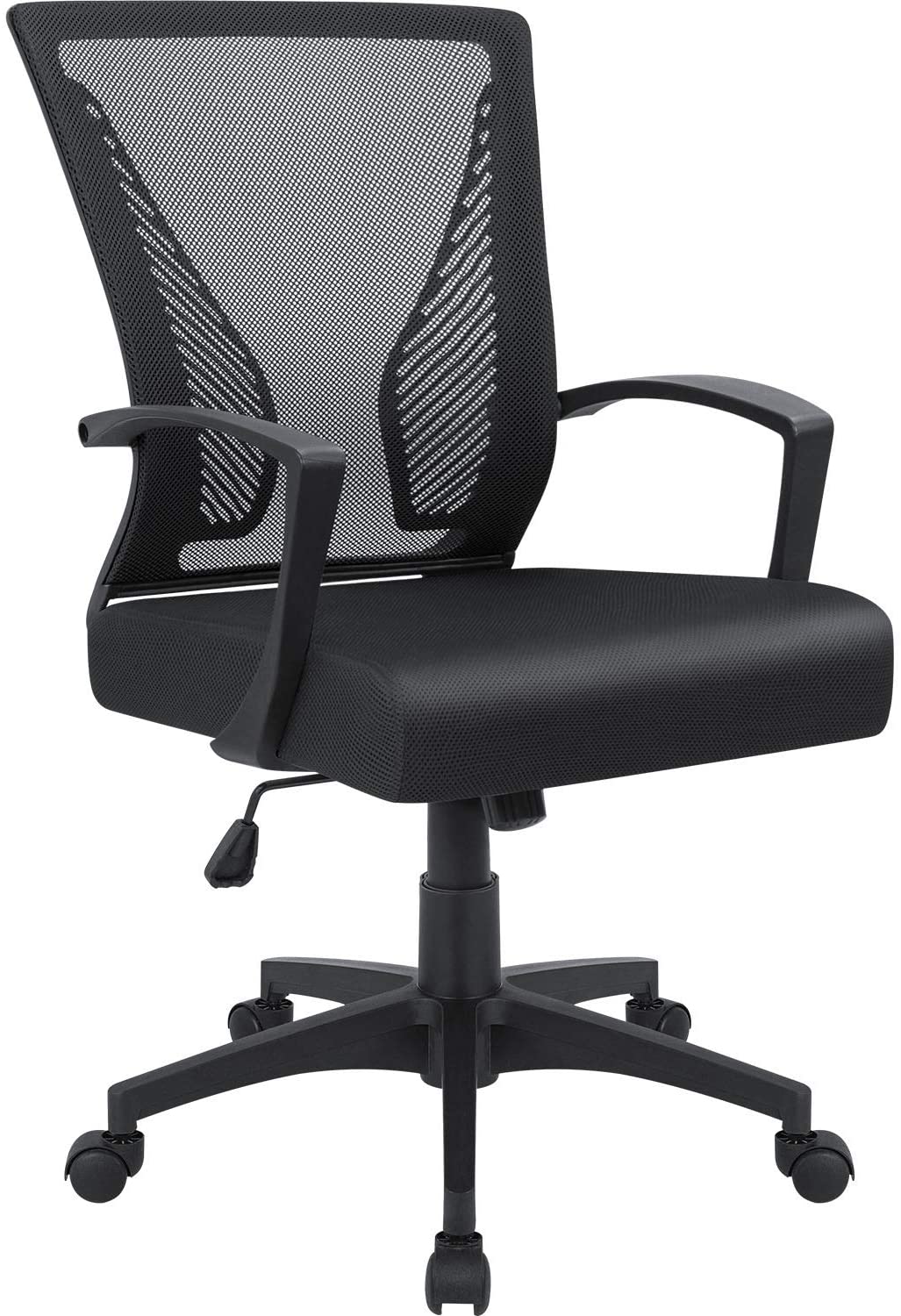 Furmax Office Mid Back Swivel Lumbar Support Office Chair