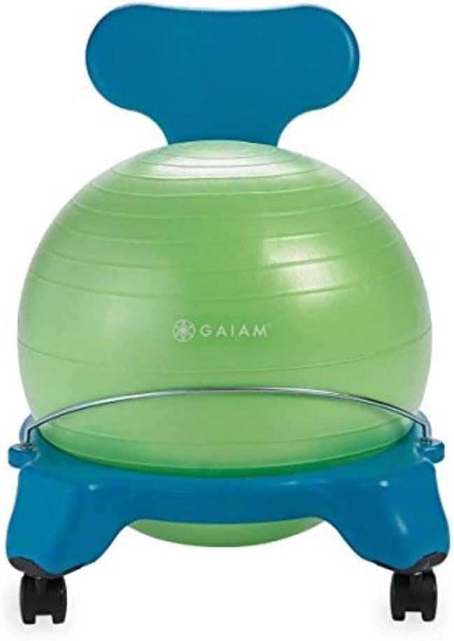 Gaiam Child’s Exercise Balance Ball Desk Office Chair
