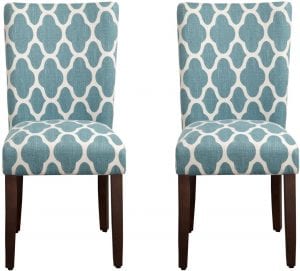 HomePop Parsons Easy Care Fabric Accent Chair