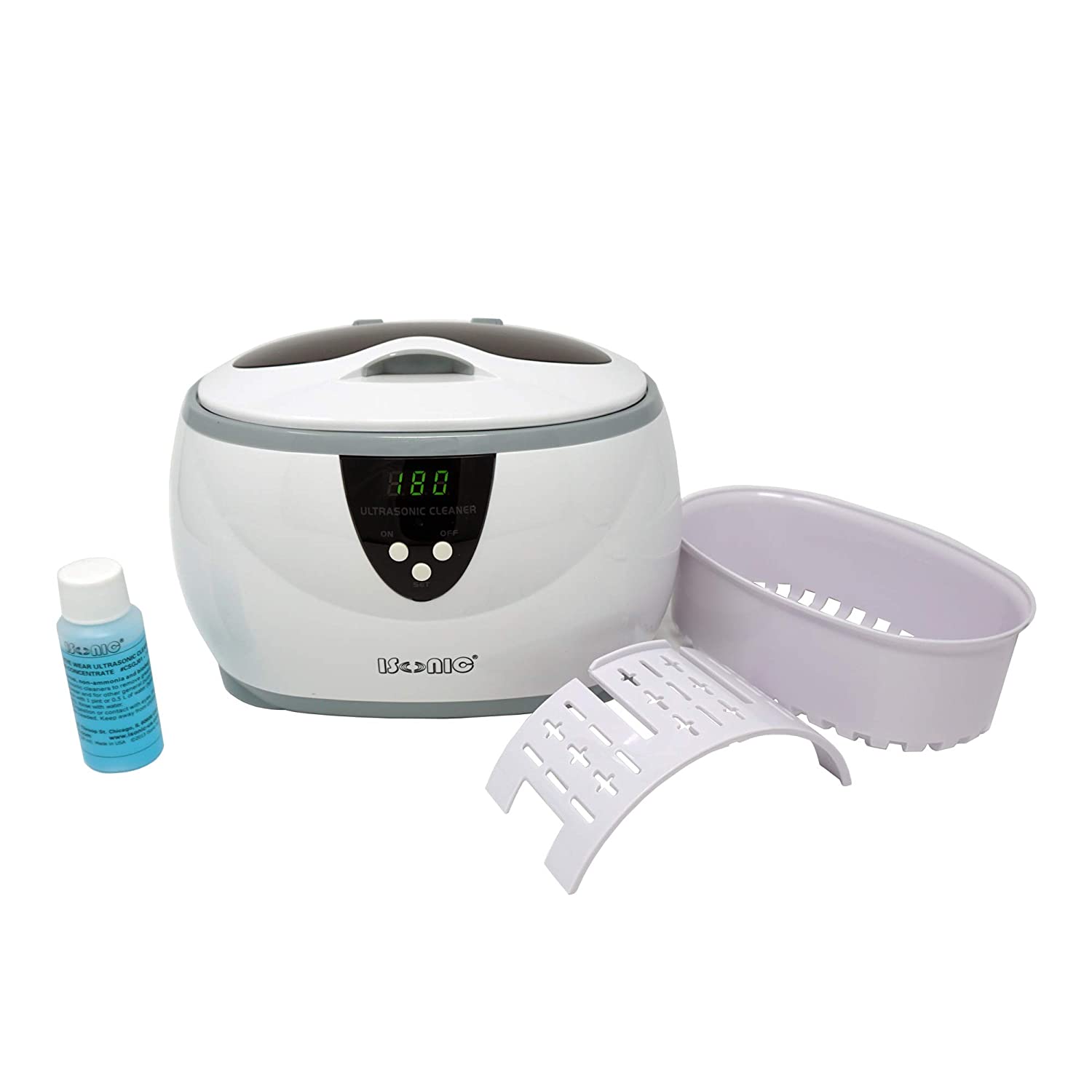 iSonic D3800a Timer Personal Ultrasonic Jewelry Cleaner
