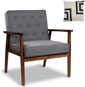 JIASTING Linen Living Room Accent Chair