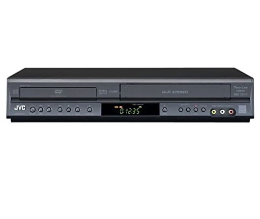 JVC HRXVC11B Playback Slim DVD & VCR Player