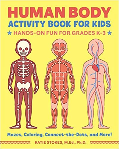 Katie Stokes, M.Ed. Human Body Activity Book For Kids